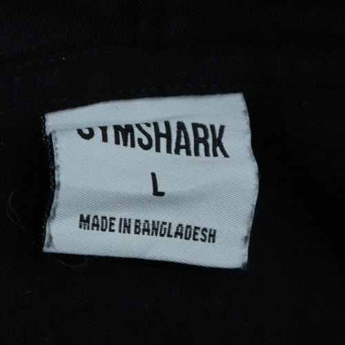 Gymshark Men's Black Full Zip Hoodie Size L Regular Fit