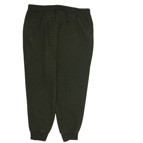 Puma Men’s Green 2XL Joggers Fleece Tapered Sweatpants