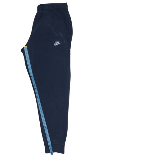 Nike Men's Navy Blue Jogger Sweatpants M Cotton Blend