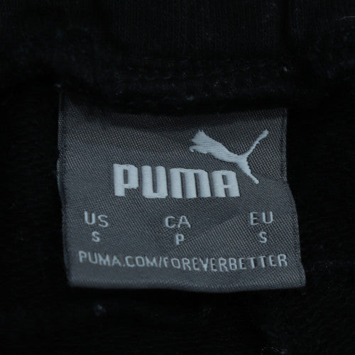 Puma Women's Black Jogger Sweatpants S Fleece Comfort Trousers