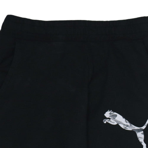 Puma Women's Black Jogger Sweatpants S Fleece Comfort Trousers