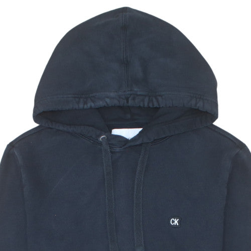 Calvin Klein Jeans Womens Black Cotton Pullover Hoodie M