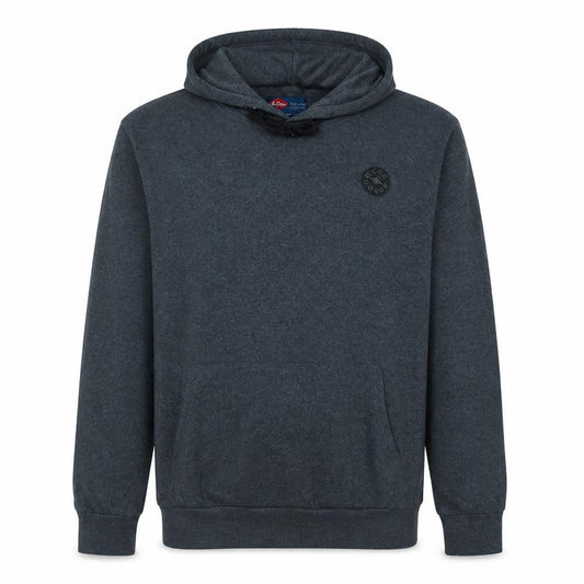 Lee Cooper Men's Grey 2XL Pullover Hoodie with Logo