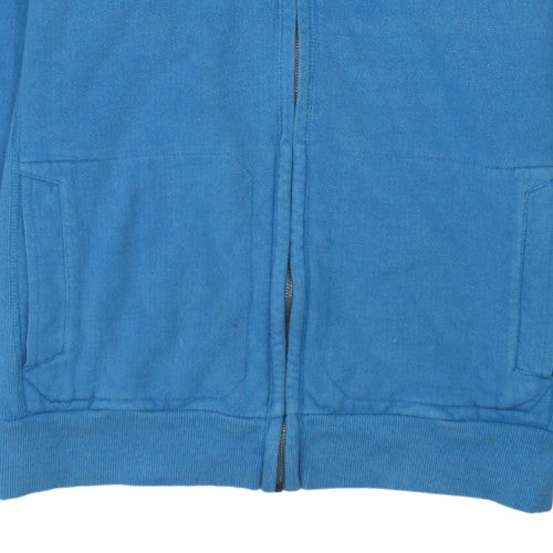 Timberland Men's Blue Full Zip Hoodie XL Regular Fit