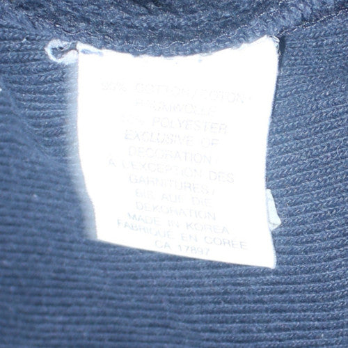 GAP Men’s Navy Blue Pullover Hoodie Small Logo Fleece Sweatshirt