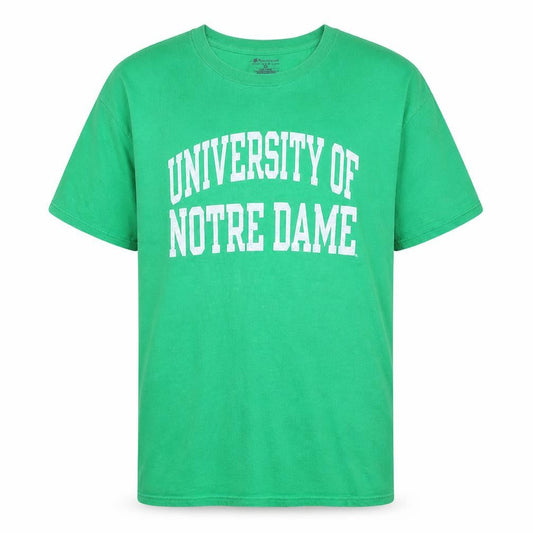 Champion Men's Green University of Notre Dame Crew Neck T-Shirt XL