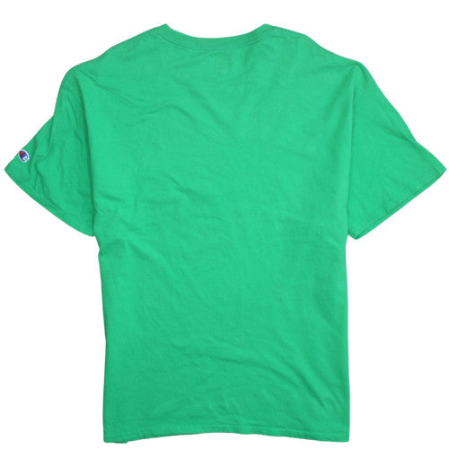 Champion Men's Green University of Notre Dame Crew Neck T-Shirt XL