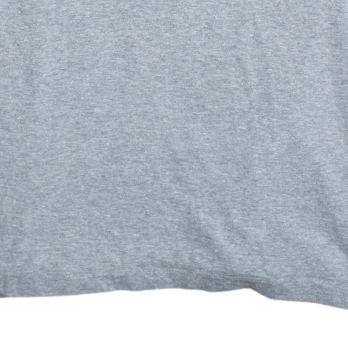 Nike Men's Grey Graphic Logo Crew Neck T-Shirt XL