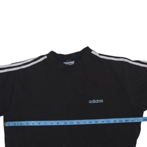Adidas Men's Black XL Sports Jersey Cotton Crew Neck T-Shirt