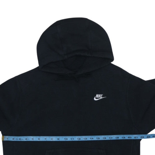 Nike Men's Black Pullover Hoodie M Regular Fit Fleece Sweatshirt