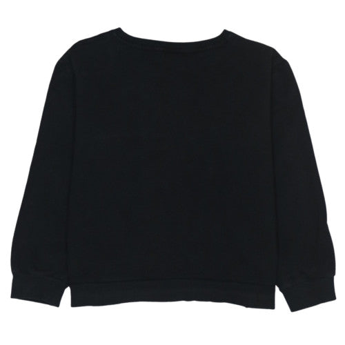 Fila Womens Black Crew Neck Pullover Sweatshirt Size 18