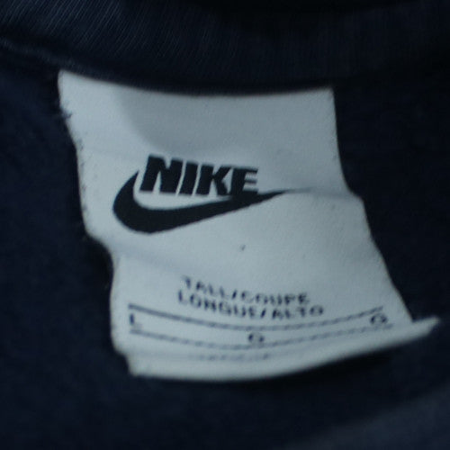 Nike Men's Blue Crew Neck Pullover Sweatshirt L Regular Fit