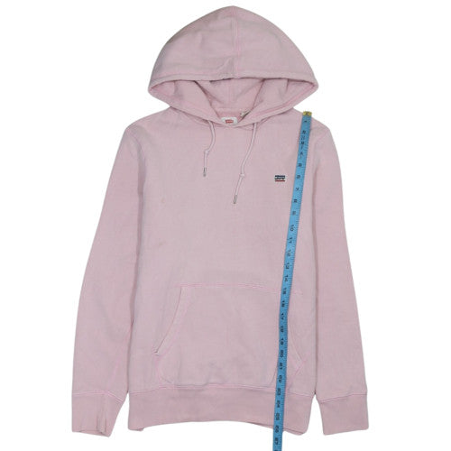 Levi's Women's Pink Pullover Hoodie Small Cotton Blend Casual