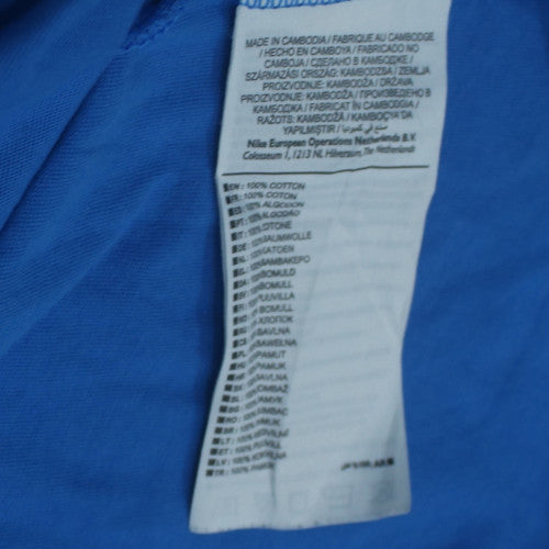 Nike Men's Blue Just Do It Graphic Crew Neck T-Shirt Size S