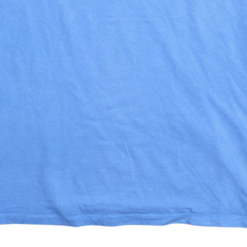 Adidas Men's Blue V-Neck Short Sleeve Cotton T-Shirt 2XL