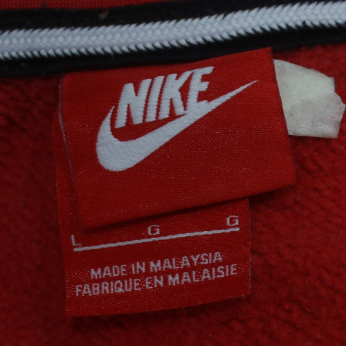 Nike Men's Red Air Logo Pullover Sweatshirt Size L