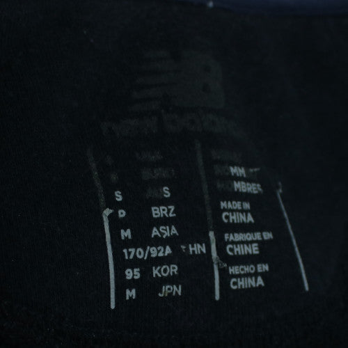 New Balance Men's Black Full Zip Fleece Hoodie M Regular Fit
