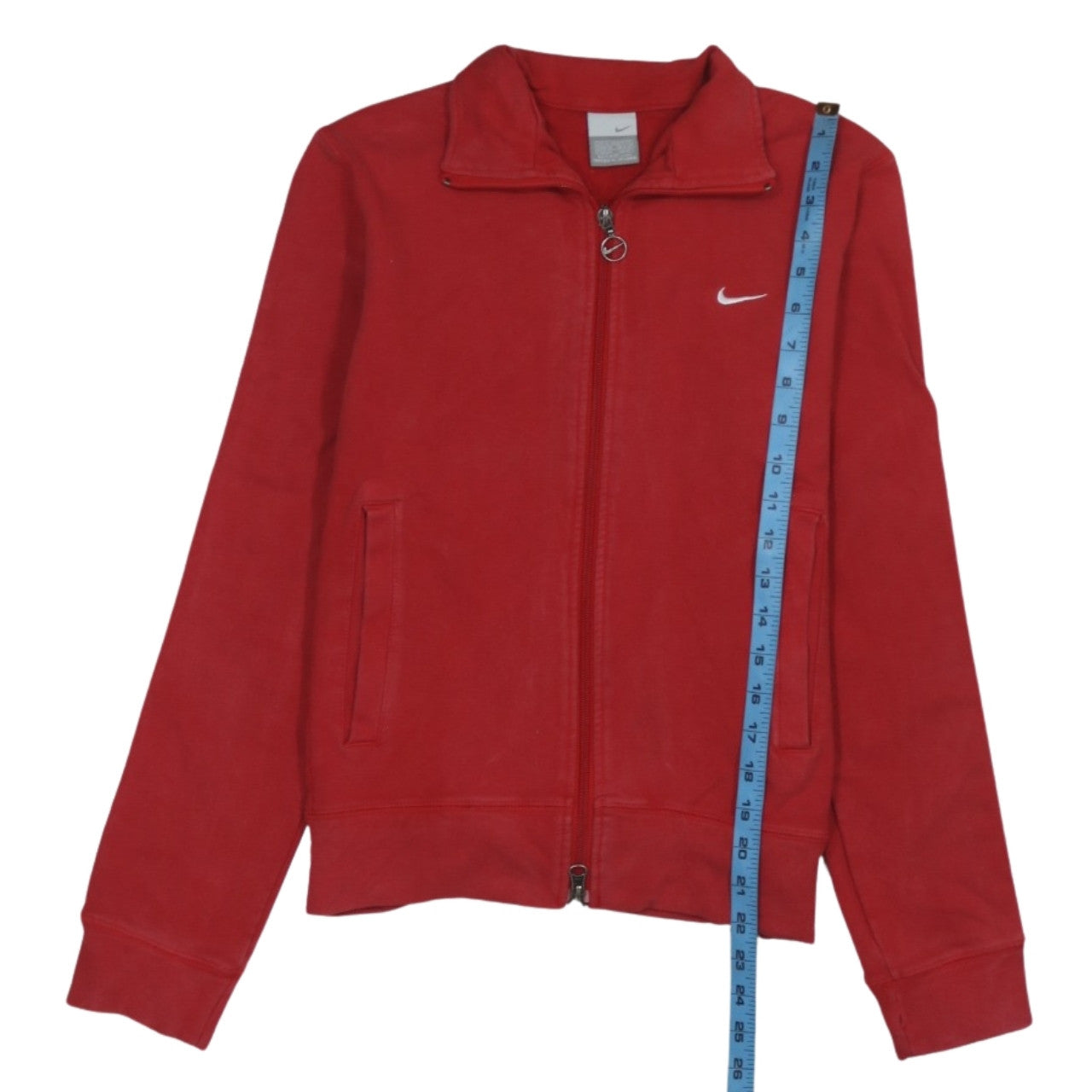 Nike Men's Red XL Track Jacket Full Zip Fleece Sportswear