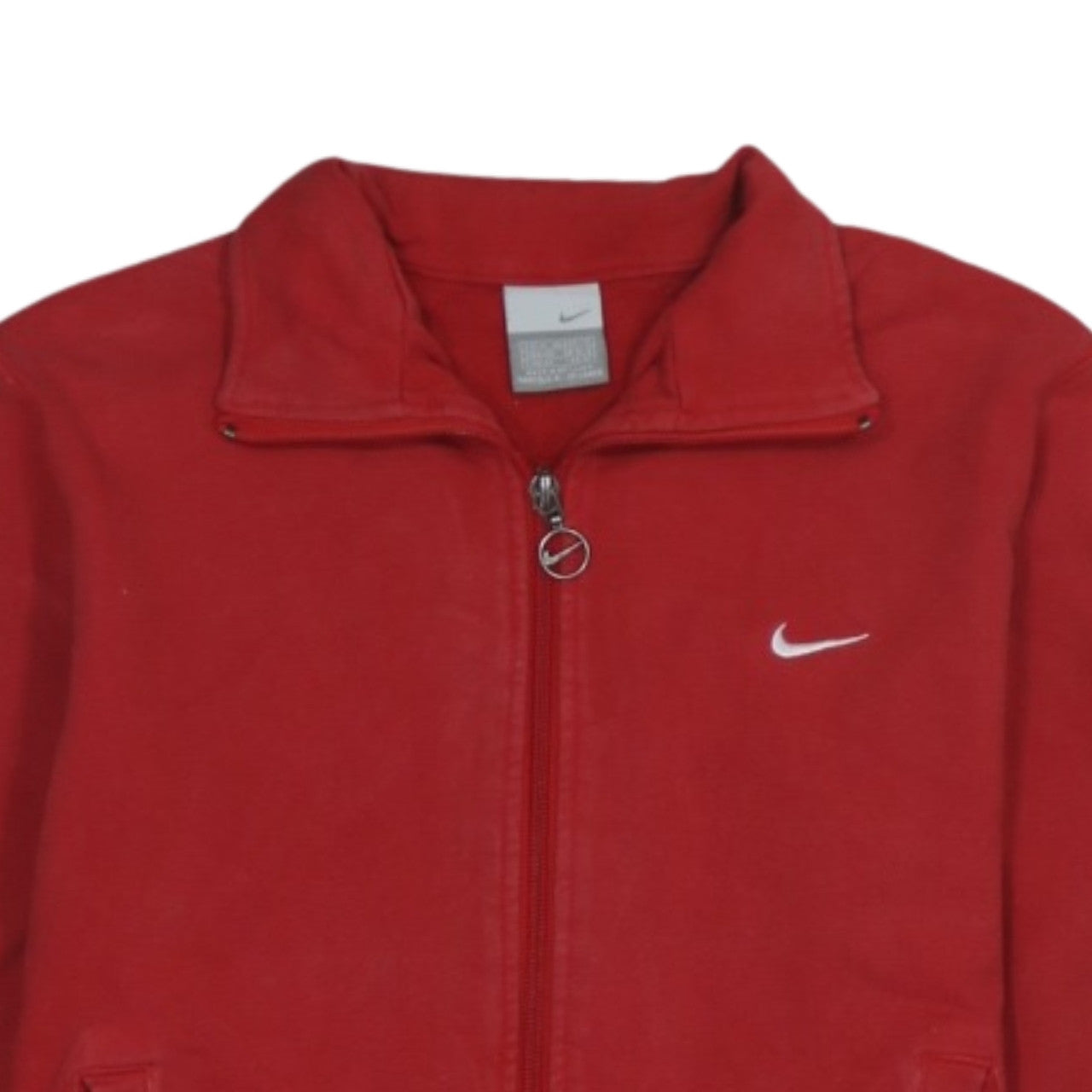 Nike Men's Red XL Track Jacket Full Zip Fleece Sportswear