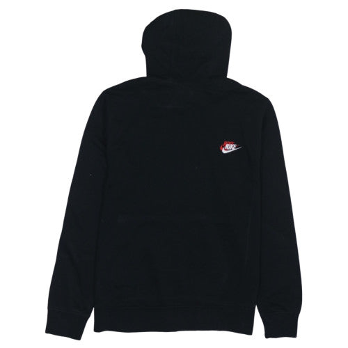 Nike Men's Black Pullover Hoodie M Fleece Logo Sportswear