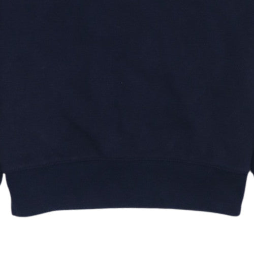 Champion Men's Blue Crew Neck Logo Pullover Sweatshirt Size M