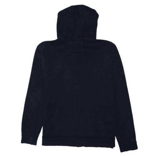 Diesel Men's Black Full Zip Hoodie L Regular Fit Cotton Blend