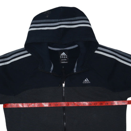 Adidas Mens Black Full Zip Hoodie L Performance Essentials