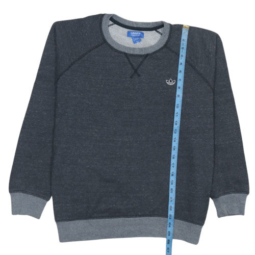 Adidas Originals Women Grey Crew Neck Sweatshirt Size L