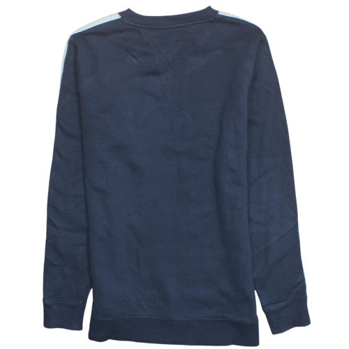 Tommy Jeans Men's Blue Logo Sweatshirt L Crew Neck Pullover