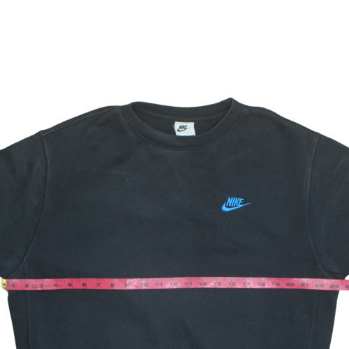 Nike Men's Black Crew Neck Pullover Sweatshirt M Regular Fit