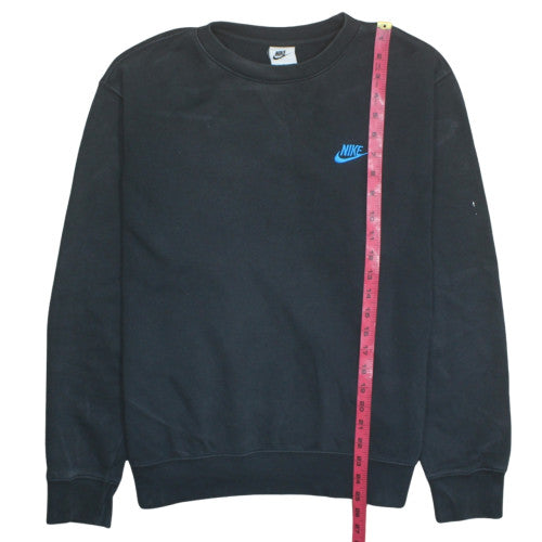 Nike Men's Black Crew Neck Pullover Sweatshirt M Regular Fit