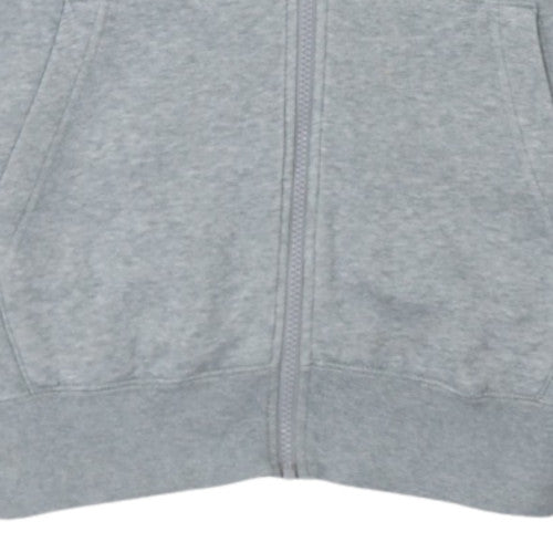Nike Men's Grey Full Zip Hoodie Size S Regular Fit Fleece