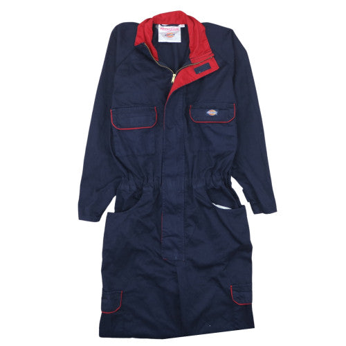 Dickies Redhawk Women's Navy Coverall Size 14 Workwear Jumpsuit