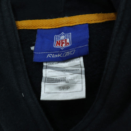 Reebok Men’s Black Steelers NFL Pullover Hoodie Size S