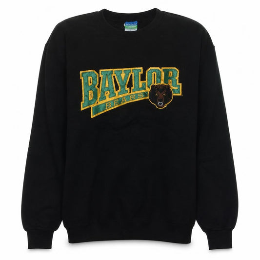 Champion Women's Black Baylor Bears Fleece Sweatshirt L Eco Fleece