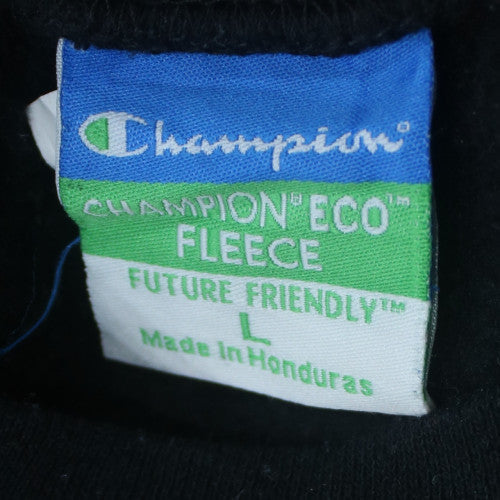 Champion Women's Black Baylor Bears Fleece Sweatshirt L Eco Fleece