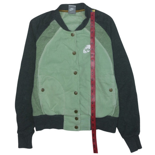 Nike Women's Green Bomber Jacket Size S Casual Sports Style
