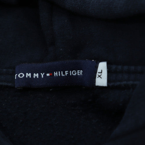Tommy Hilfiger Men's Blue XL Pullover Hoodie Embroidered Logo