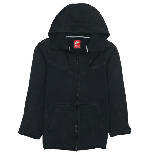 Nike Men's Black XS Full Zip Hoodie with Logo
