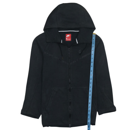 Nike Men's Black XS Full Zip Hoodie with Logo