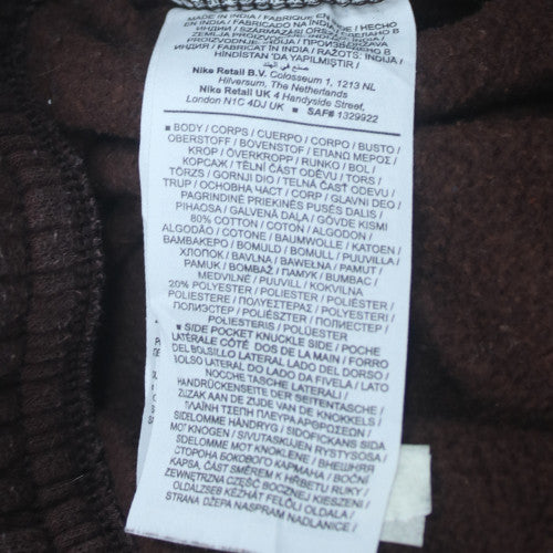 Nike Men's Brown Fleece Jogger Sweatpants M Regular Fit