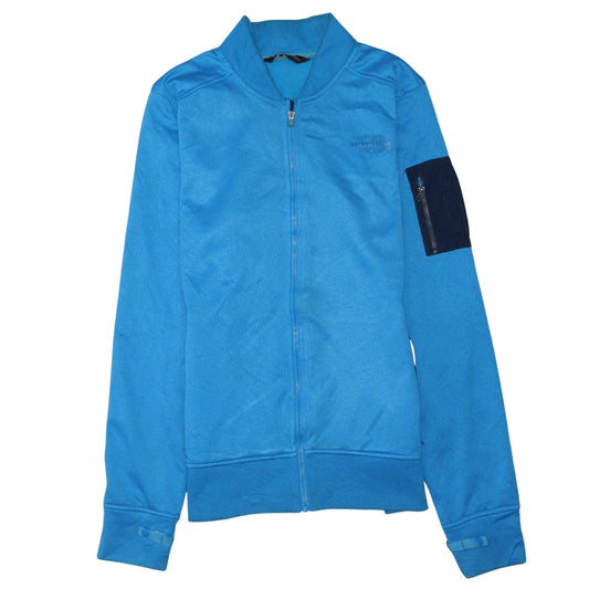The North Face Men's Blue Full Zip Fleece Sweatshirt Size S