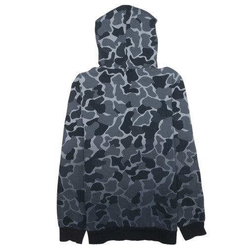 Adidas Men's Grey Camo Pullover Hoodie Sweatshirt Size S Classic Fit