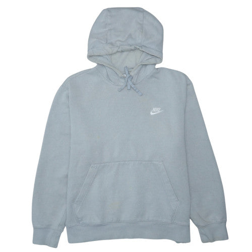 Nike Men's Grey Pullover Hoodie M Fleece Sweatshirt