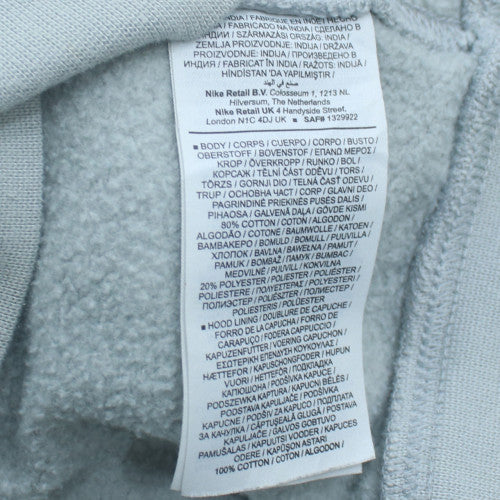 Nike Men's Grey Pullover Hoodie M Fleece Sweatshirt