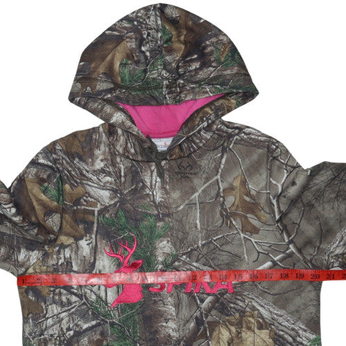 Spika Women's Camo Hoodie Size 14 Pullover Hooded Sweatshirt
