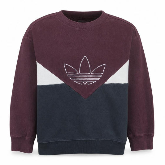 Adidas Men's Multicoloured Crew Neck Pullover Sweatshirt L