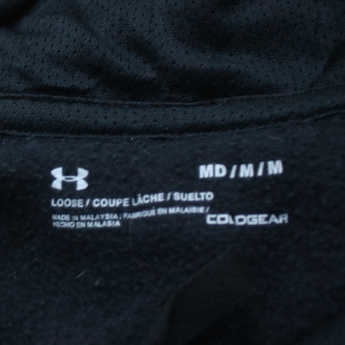 Under Armour Men's Black Pullover Hoodie M North Stars Baseball Fleece