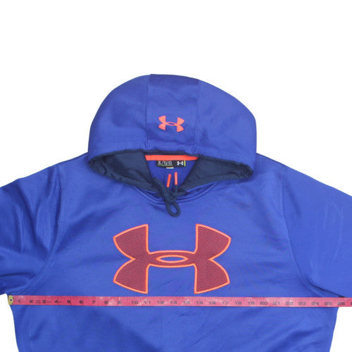 Under Armour Men's Blue XL Pullover Hoodie with Logo Graphic