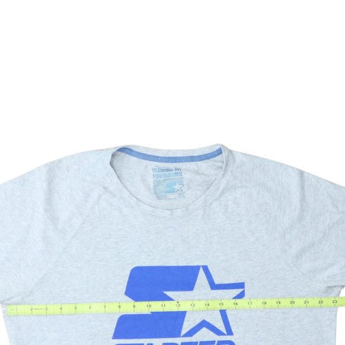 Starter Men's Grey XXL Training-Fit Performance Sports T-Shirt